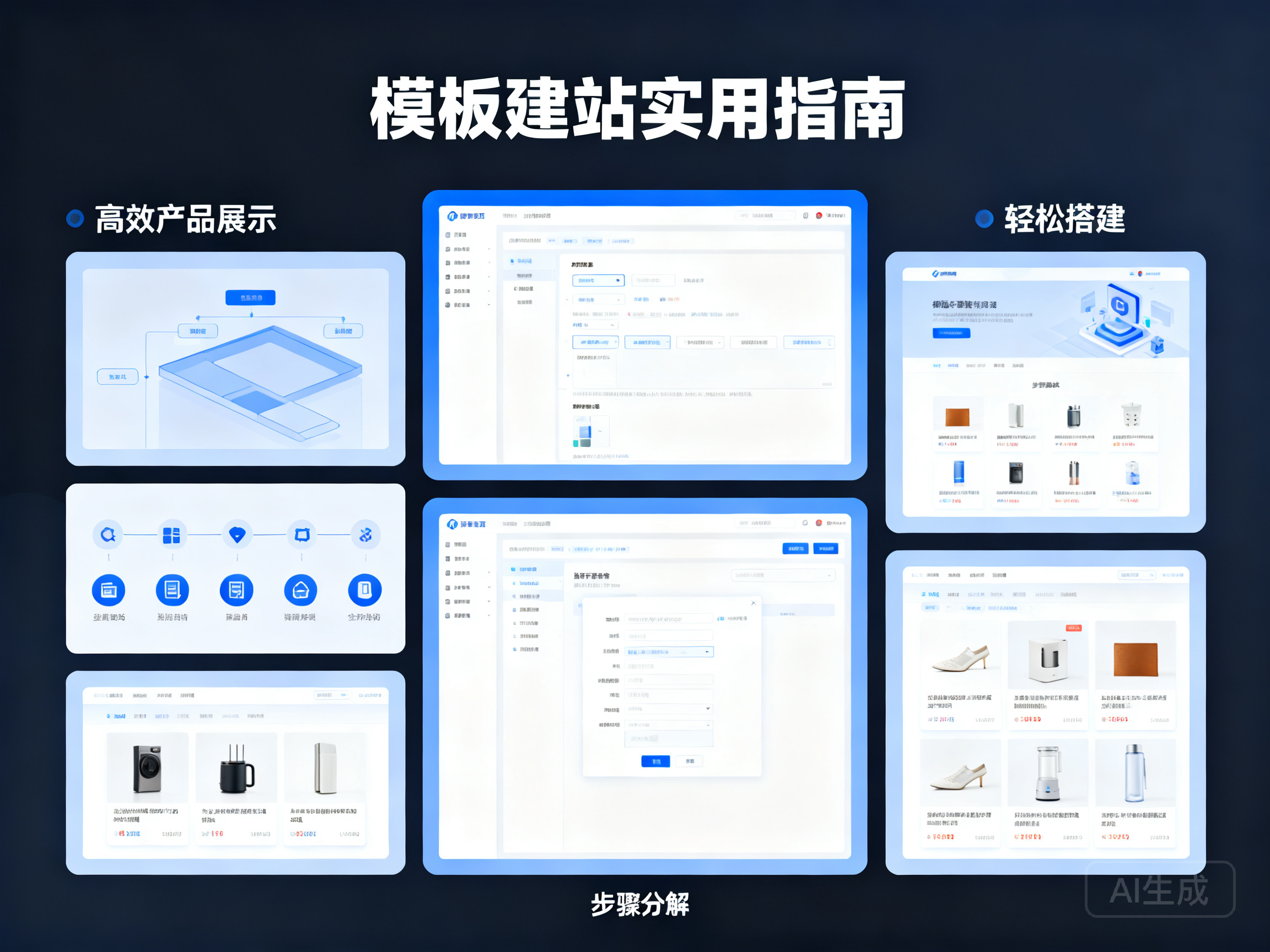 轻松打造高效产品展示站点：模板建站的实用科普指南