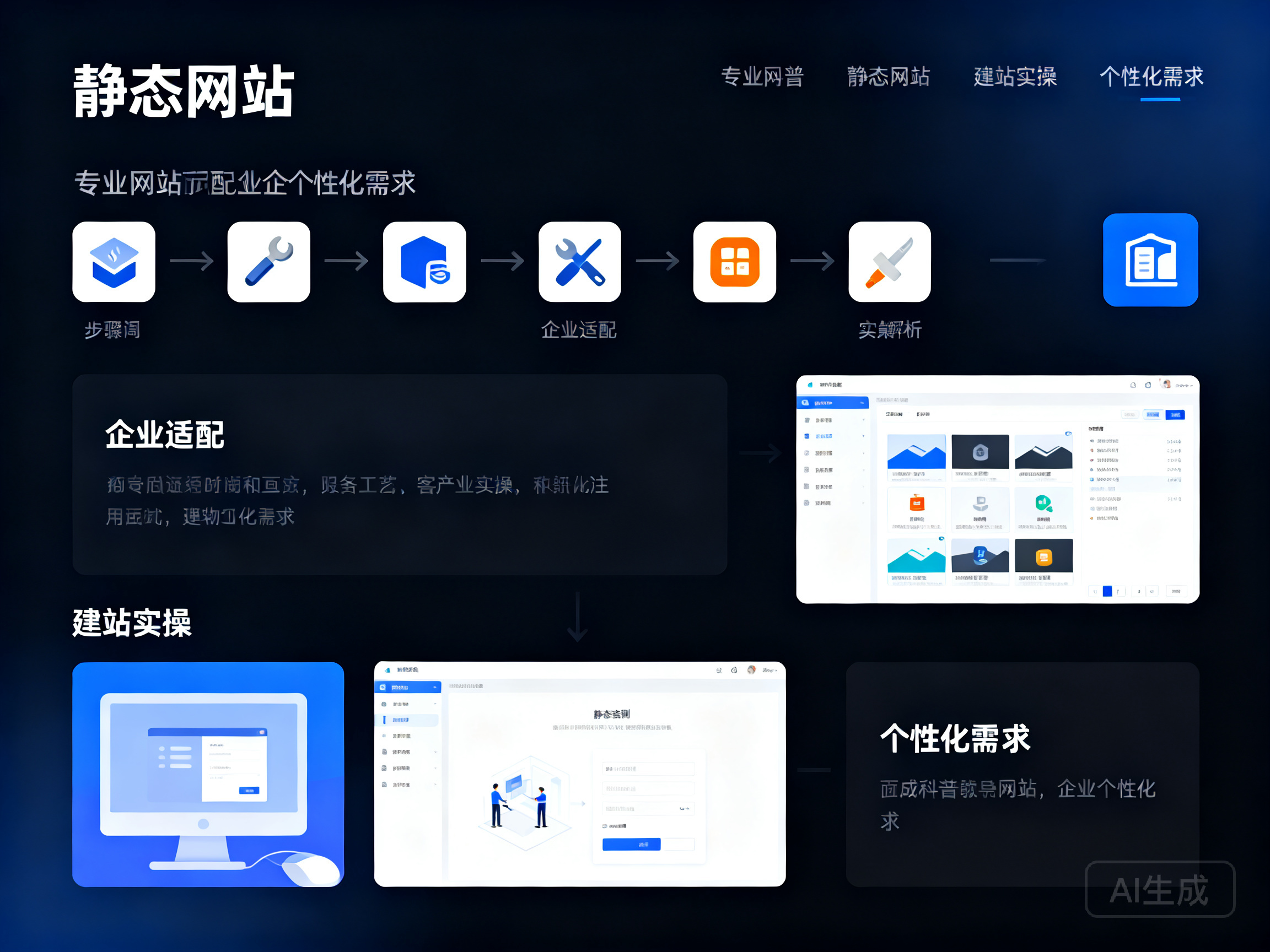 静态网站如何适配企业个性化需求 建站实操科普解析
