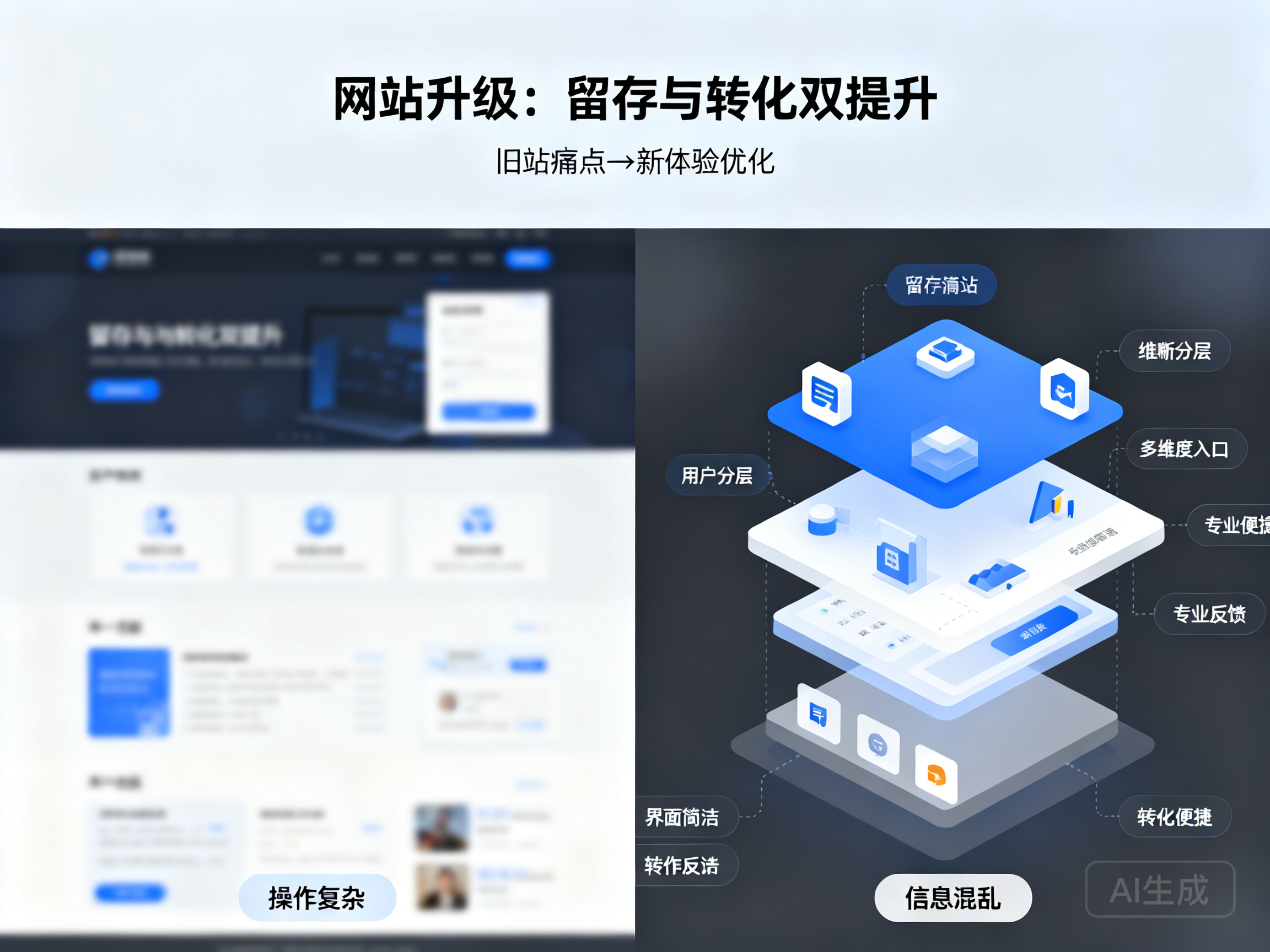 从旧站到新体验 网站升级如何实现用户留存与转化双提升