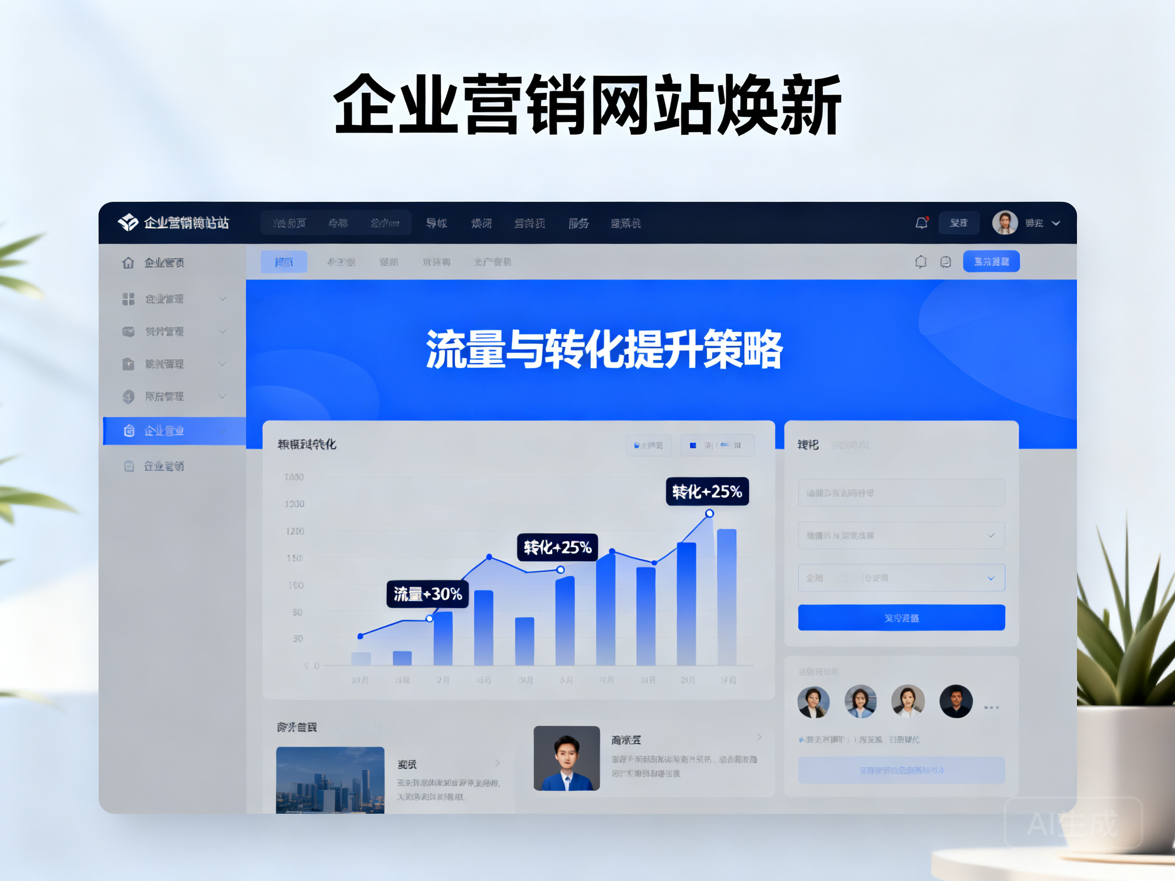 企业营销网站焕新：如何通过改版实现流量与转化的双重提升
