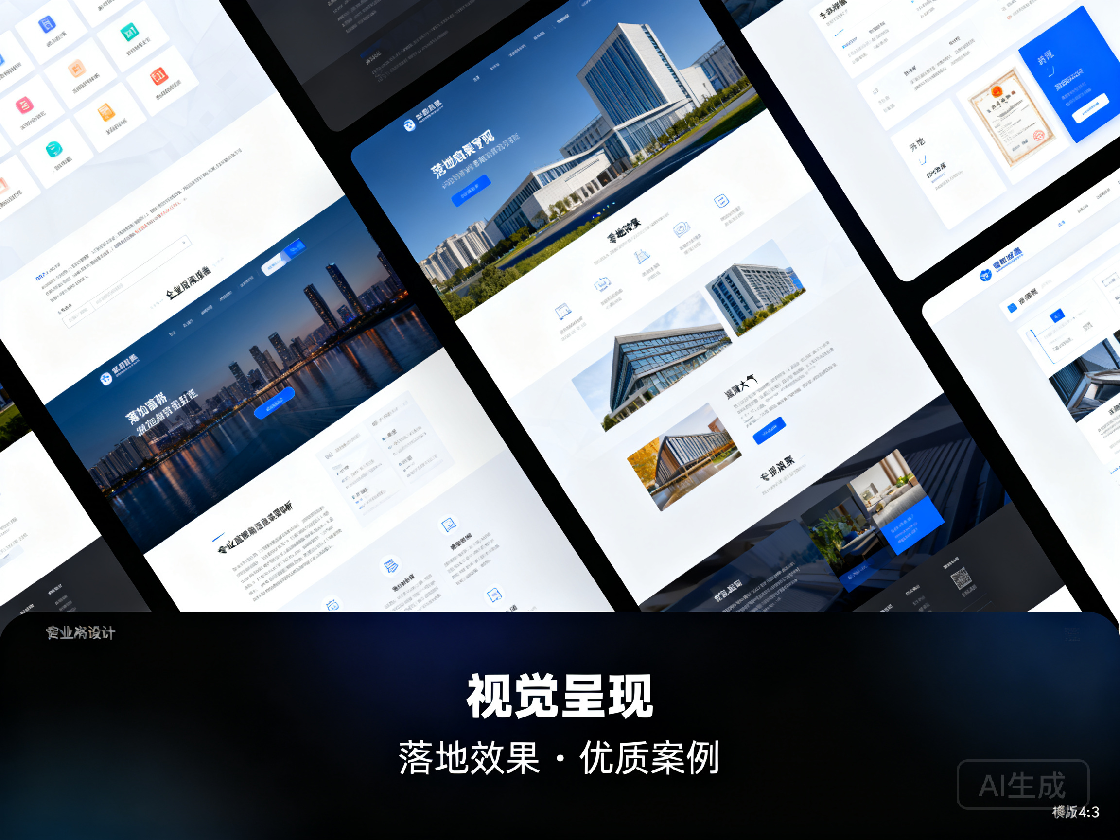 企业官网视觉呈现与落地效果的优质参考案例解析