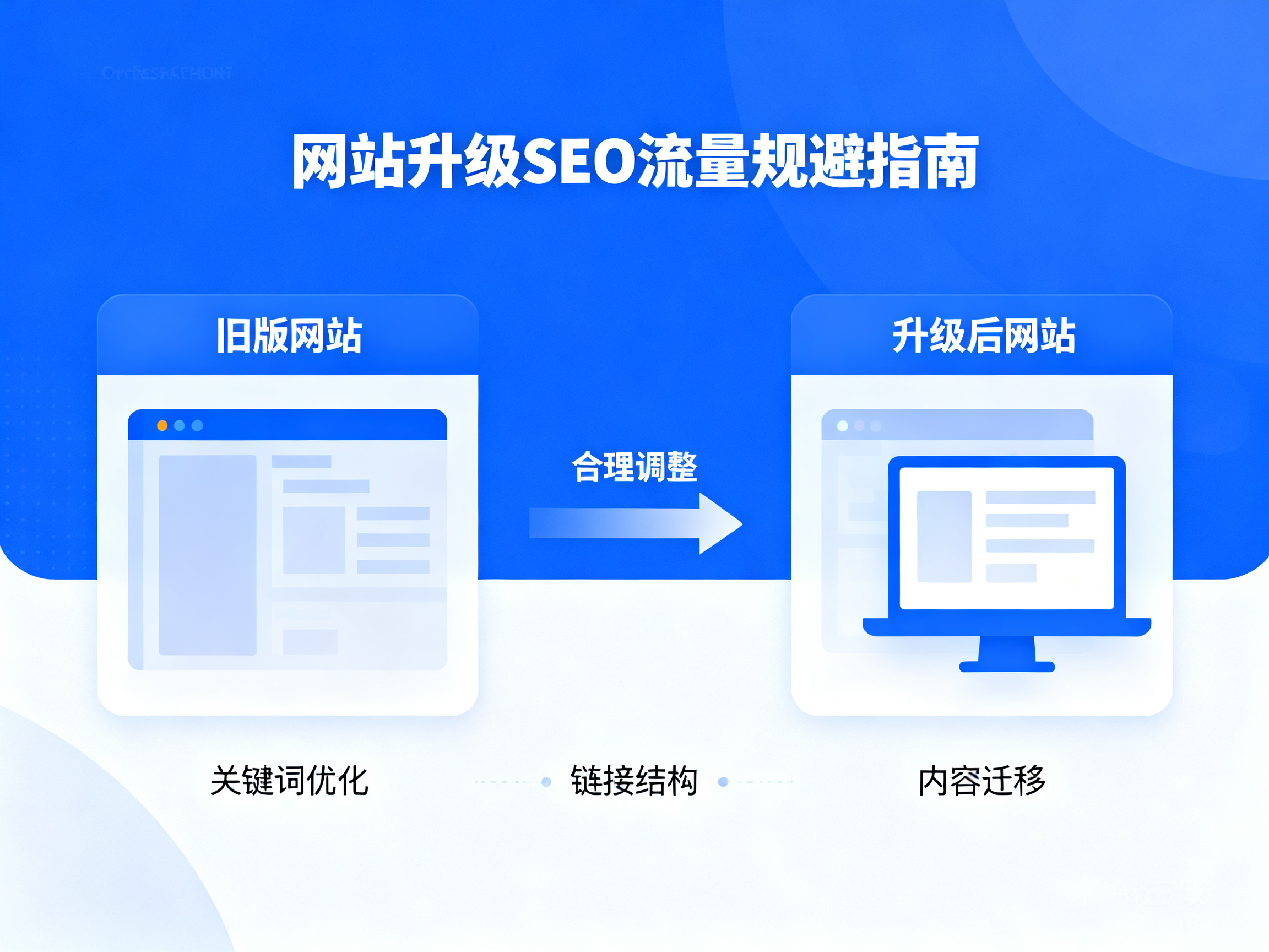 网站升级迭代时 如何通过合理调整规避SEO流量损失
