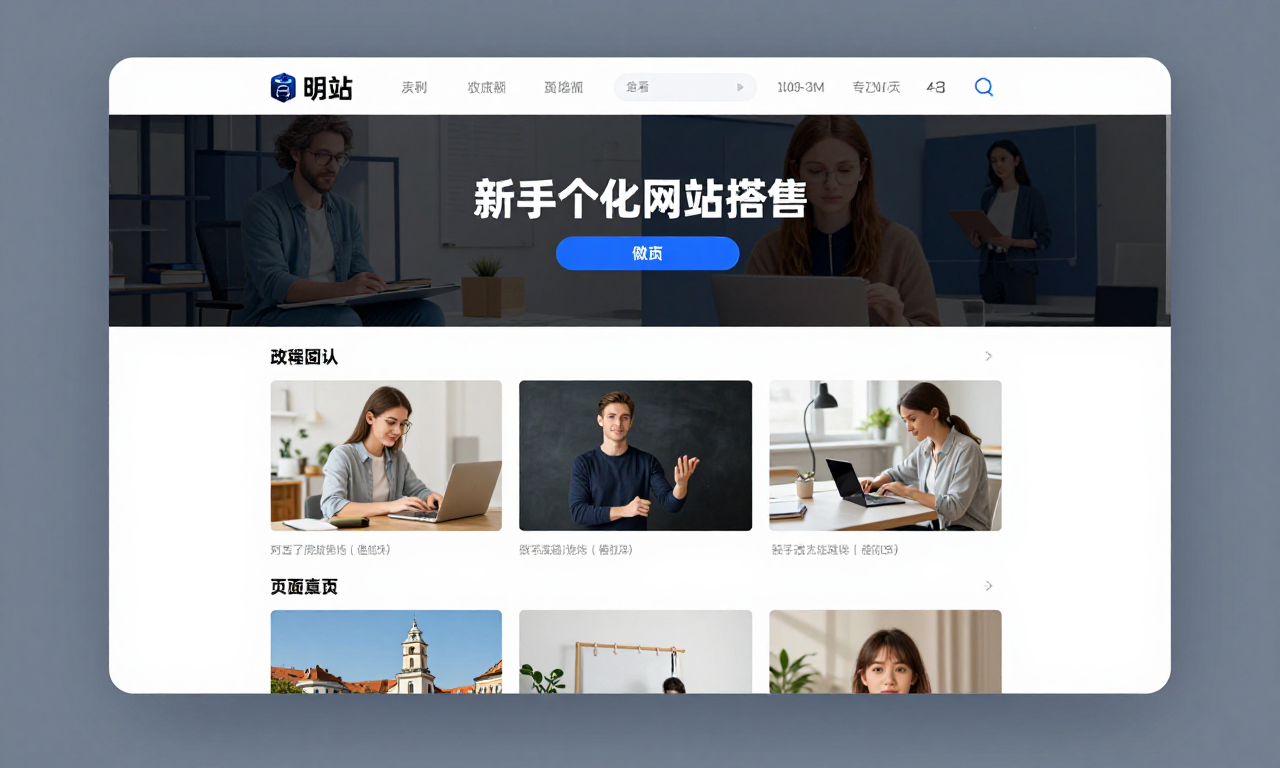 新手也能快速上手 借助AI完成个性化网站页面的高效搭建